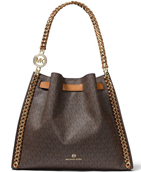 michael kors mina large chain shoulder tote|mina chain shoulder bag problems.